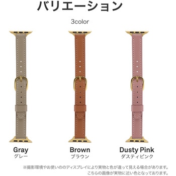 Apple Watch 38/40/41mm バンド 「CORVIN」 スリムレザーバンド LEPLUS NEXT