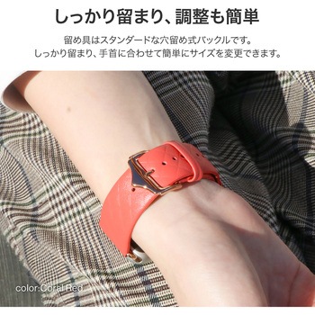 Apple Watch 38/40/41mm バンド 「CORVIN」 キルティング調レザーバンド LEPLUS NEXT