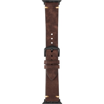 LN-AW49B17BR Apple Watch 42/44/45/49mm �o���h �uCORVIN�v ���B���e�[�W�����U�[�o���h LEPLUS NEXT �{�v+�X�e�����X �u���E���F   LN-AW49B17BR 84636084