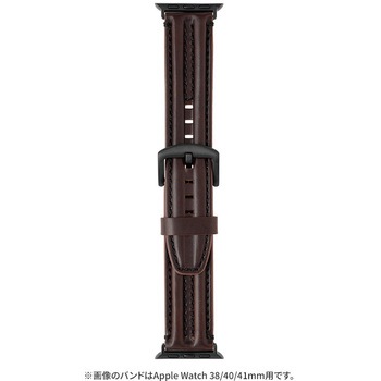 LN-AW49B18BR Apple Watch 42/44/45/49mm �o���h �uCORVIN�v 3D���C�����U�[�o���h LEPLUS NEXT �{�v+�X�e�����X 84636127