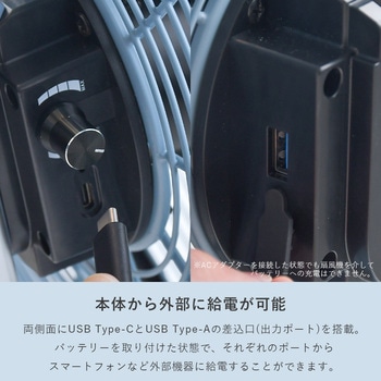 ELEIN 工場扇 電池パック 対応 業務用 コードレス ハイパワー YAMAZEN(山善)