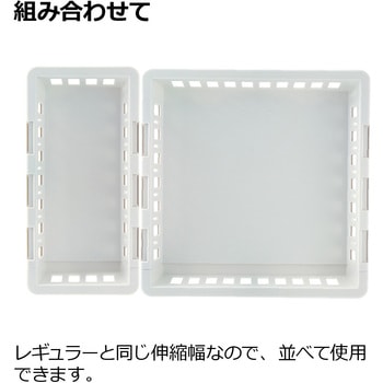 トトノ 野菜・冷凍室用 伸縮ストッカー浅型 Richell(リッチェル)