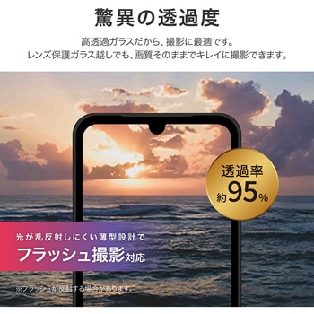 arrows We2 レンズ保護ガラスフィルム 「GLASS PREMIUM FILM」 レンズ一体型 超透明 高透過約95% LEPLUS NEXT