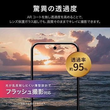 Google Pixel 9 レンズ保護ガラスフィルム 「GLASS PREMIUM FILM」 レンズ単体型 超透明 高透過約95% - LEPLUS NEXT