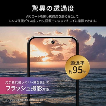 Google Pixel 9 Pro XL レンズ保護ガラスフィルム 「GLASS PREMIUM FILM」 レンズ単体型 超透明 高透過約95% - LEPLUS NEXT