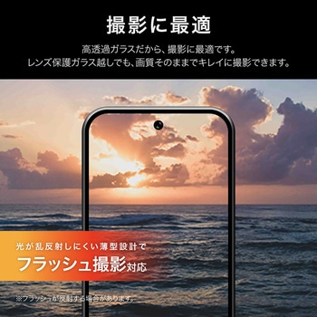 Google Pixel 9 Pro レンズ保護ガラスフィルム 「GLASS PREMIUM FILM」 レンズ単体型 超透明 LEPLUS NEXT