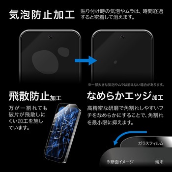 Google Pixel 9/ Google Pixel 9 Pro ガラスフィルム 「GLASS PREMIUM FILM」スタンダードサイズ ブルーライトカット LEPLUS NEXT