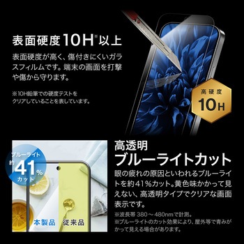 Google Pixel 9 Pro XL ガラスフィルム 「GLASS PREMIUM FILM」スタンダードサイズ ゴリラガラス ブルーライトカット LEPLUS NEXT