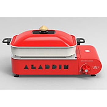 ガスホットプレートプチパン センゴクアラジン レッド SAGRS21CR Aladdin