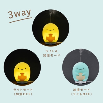 ルームライト加湿器 すみっこぐらし とかげ CCP