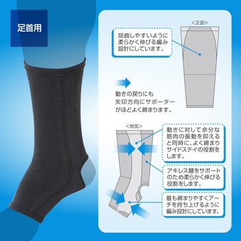 ドライベクターサポーター足首用(1枚入り) - mizuno(ミズノ)