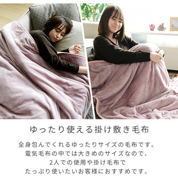 フランネル電気毛布 YAMAZEN(山善)