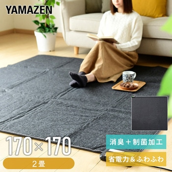 ホットカーペット 省エネふわふわ 空気をキレイにするホットカーペット YAMAZEN(山善)