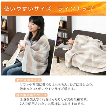 電気毛布 省エネタイマー付き YAMAZEN(山善)