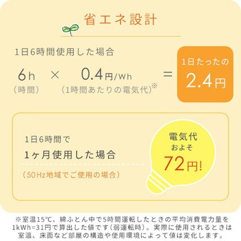 両面フランネル電気毛布 YAMAZEN(山善)