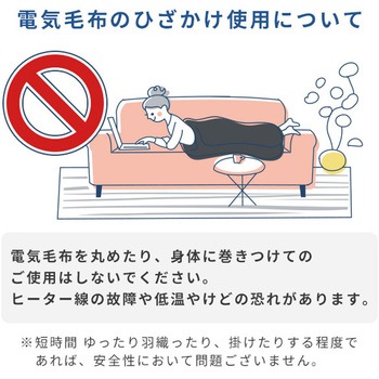 両面フランネル電気毛布 YAMAZEN(山善)