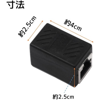 RJ45 CAT 15A 17A LAN中継コネクタ bitstrong