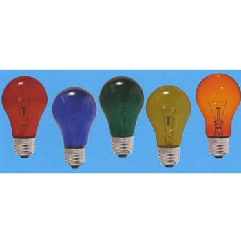 一般球100W耐熱透明カラー イエロー 旭光電機工業