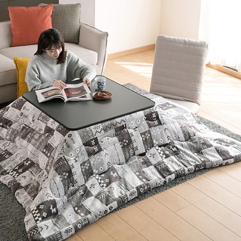 こたつ布団 正方形 75×75 80×80用 フランネル調 京都絞