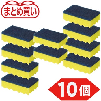 ナイロンハードスポンジ 10個入 TRUSCO