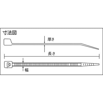 ケーブルタイ TRUSCO