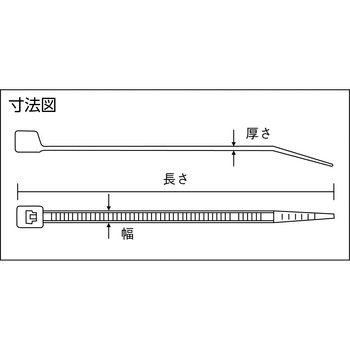 カラーケーブルタイ TRUSCO