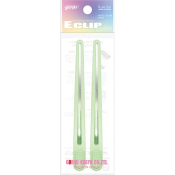 Eクリップ L パステルカラー 袋入 五力工業