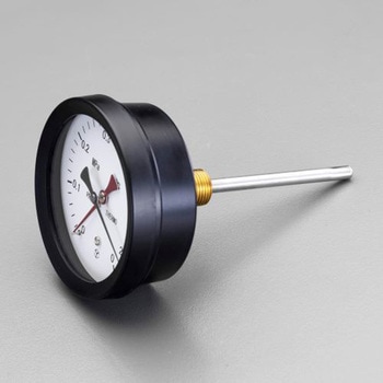 0- 120℃/0-1.0MPa 水高計(横型) エスコ