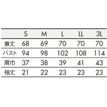 スクラブ レディス 半袖 住商モンブラン