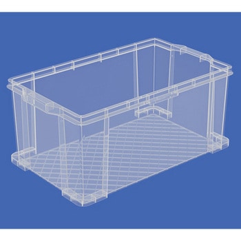 68.9L 収納ボックス(透明) エスコ