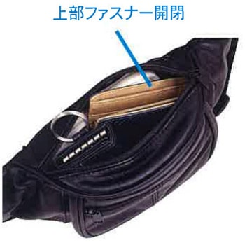 ウエストポーチ(ブラック) エスコ