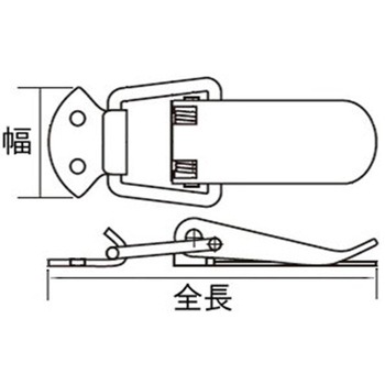 パッチン(2個) エスコ