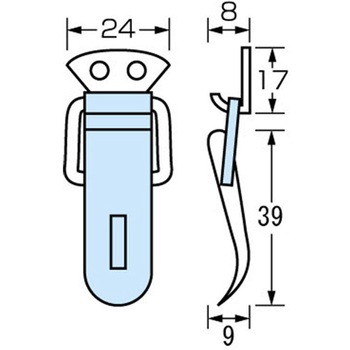 パッチン(2個) エスコ