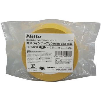 耐久ラインテープ 黄 50mm巾×20m テラモト