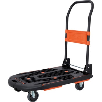 TRUSCO 台車 KARTIO MPK-720-BK MPK-780-BK 軽量樹脂製運搬車 カルティオ(新型)(折りたたみハンドル