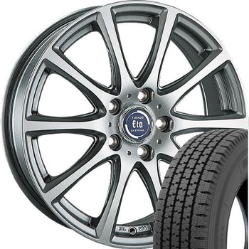 ETA_1450_5-114_48_h.silver タウンエーストラック用 175/80R14 99/98N LT スタッドレスタイヤ&ホイール4本 set 1セット(4本) TOYO TIRES 【通販モノタロウ】