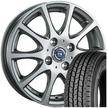 ETA_1450_4-114_42_h.silver NV200バネット用 165/80R14 97/95N LT スタッドレスタイヤ& ホイール4本set 1 1セット(4本) 横浜ゴム(YOKOHAMA) 【通販モノタロウ】