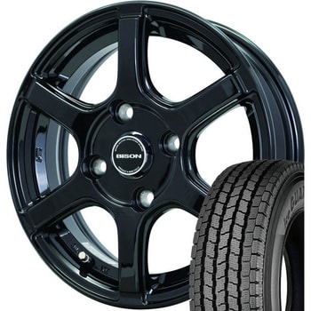 BN-04_1450_4-114_42_m.black NV200バネット用 165/80R14 97/95N LT スタッドレスタイヤ&ホイール 4本set 3 1セット(4本) 横浜ゴム(YOKOHAMA) 【通販モノタロウ】