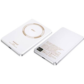Enerpad UFO 磁気吸着式SSPB(準固体電池モバイルバッテリー)5000mAh Samlie(サムライフ)