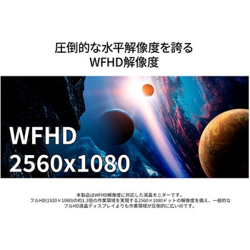 液晶ディスプレイ 29型/2560×1080/HDMI、DP×1/ブラック/スピーカー有/2年保証 JAPANNEXT