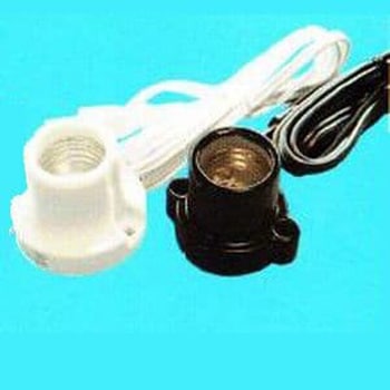 E26レセップ黒1．5Mコード付 旭光電機工業