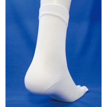 コーマ糸使用 さわやかメッシュ5本指靴下 ハヤシ[靴下]