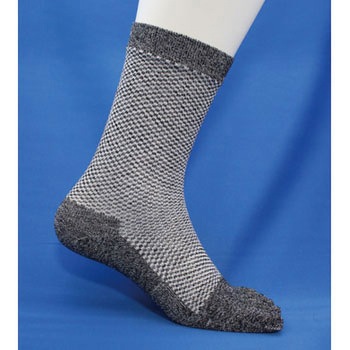 コーマ糸使用 さわやかメッシュ5本指靴下 ハヤシ[靴下]