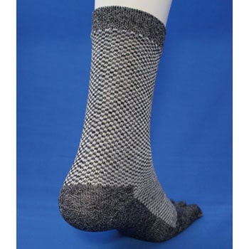 コーマ糸使用 さわやかメッシュ5本指靴下 ハヤシ[靴下]