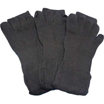 コーマ糸使用 さわやかメッシュ5本指靴下 ハヤシ[靴下]