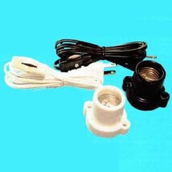 E26耳付レセップ黒1．5M中間SW付 旭光電機工業