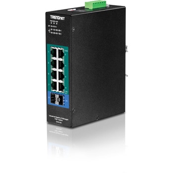 産業用L2マネージドスイッチングハブ af/at ギガ 10ポート 24-57V TRENDnet
