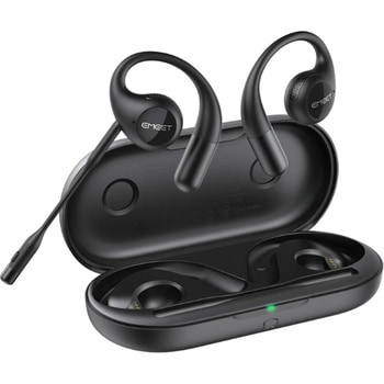 EMEET AirFlow ワイヤレスオープンイヤー型イヤホン E2053 黒 EMEET