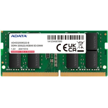 法人専用モデル ノート用メモリ 8GB DDR4-3200(PC4-25600) 260-Pin SO-DIMM /永久保証 ADATA