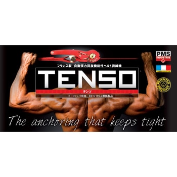 フランス製 自動張力回復機能付ベルト荷締機「TENSO(テンソ)」 極東技研工業